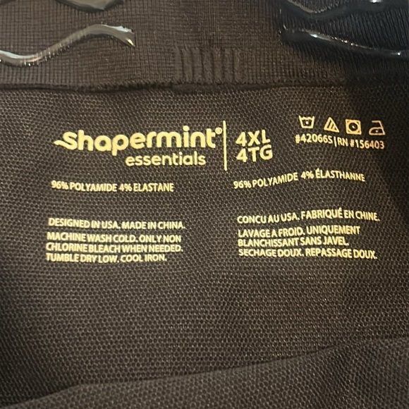 Shapermint Essentials Fresh Control Mid Waist Shaper Bike Shorts Size 4XL - Picture 5 of 12